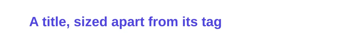 The title block, rendered